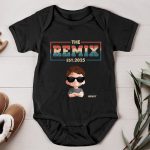 The Original The Remix - Personalized Matching Shirt And Baby Bodysuit - Image 2