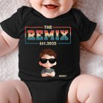 The Original The Remix - Personalized Matching Shirt And Baby Bodysuit - Image 5