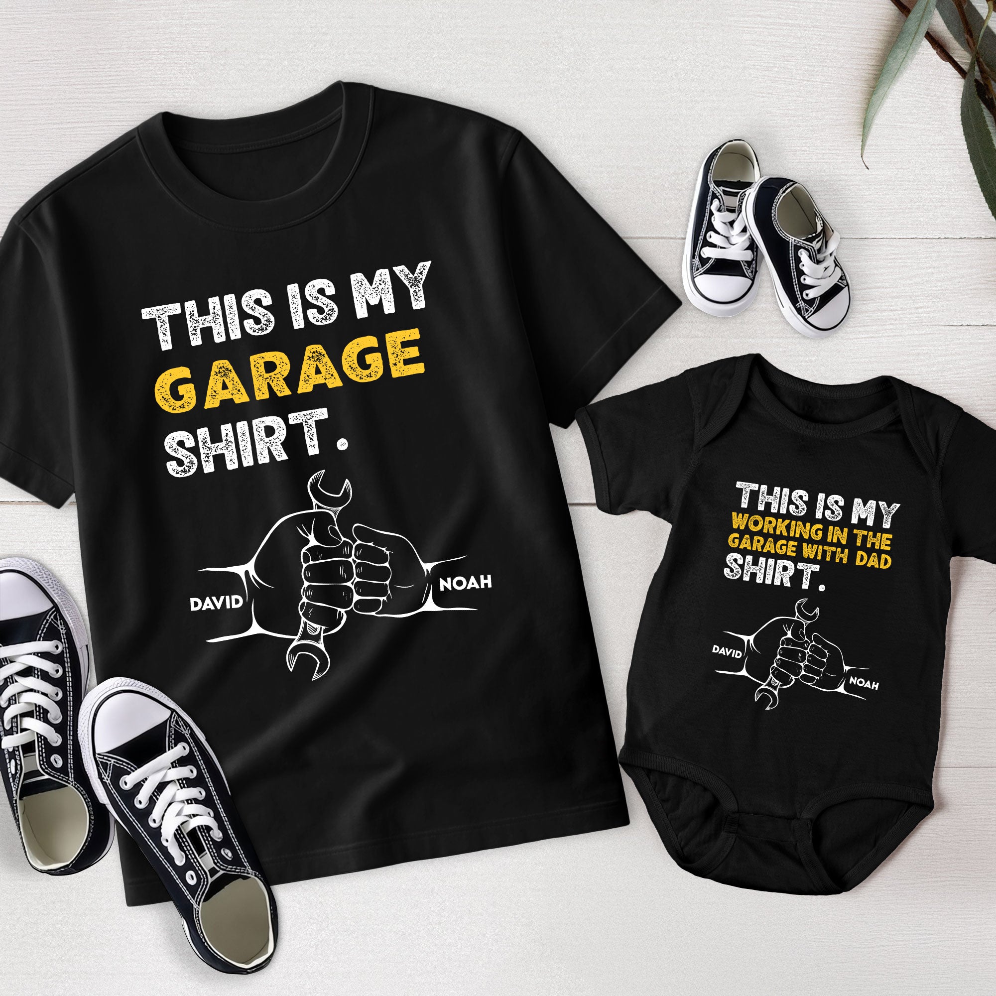 This-Is-My-Garage-Shirt-Personalized-Matching-Shirt-And-Baby-Bodysuit_1.jpg This Is My Garage Shirt - Personalized Matching Shirt And Baby Bodysuit - Image 1