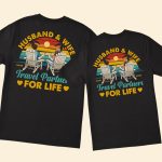 Travel Partners For Life - Personalized Couple Matching Back Printed Shirts - Image 2