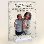 Best Friends Are Never Apart - Personalized Acrylic Photo Plaque - Image 4