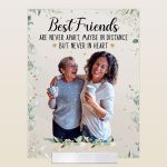 Best Friends Are Never Apart - Personalized Acrylic Photo Plaque - Image 6