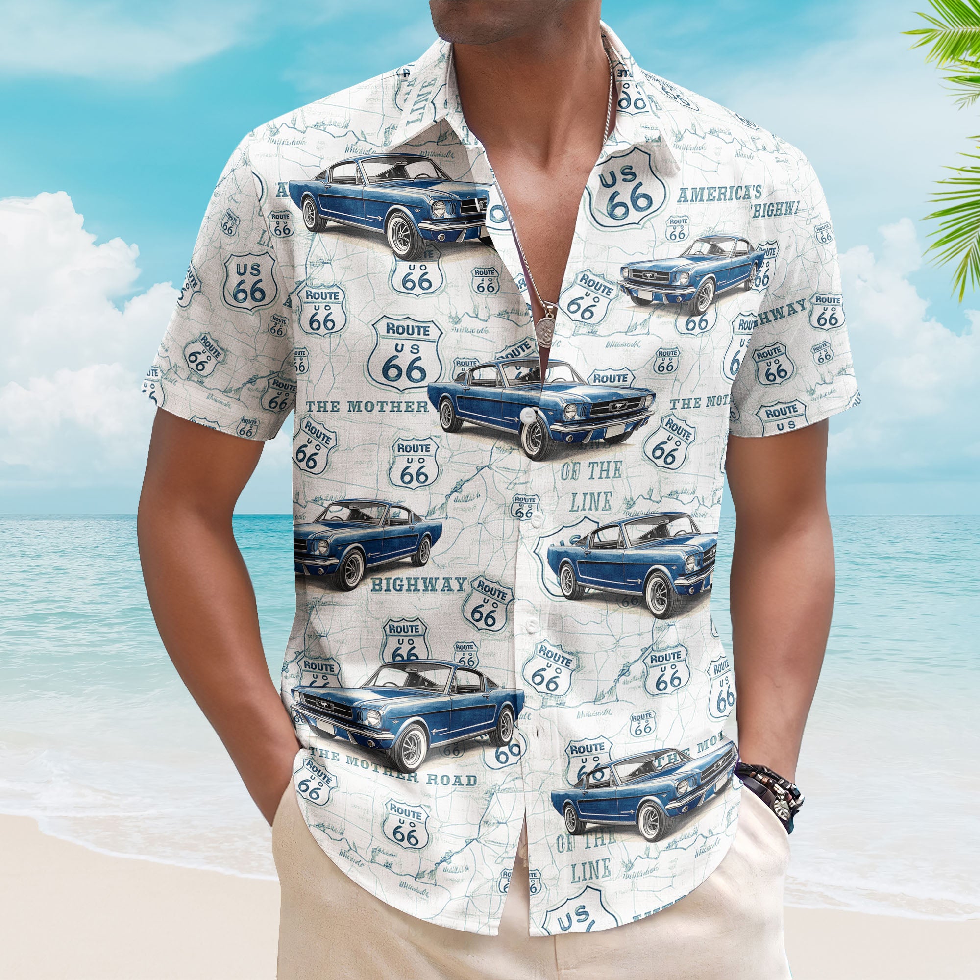 Classic-Car-Toile-De-Jouy-Summer-French-Style-Personalized-Hawaiian-Shirt_1.jpg Classic Car Summer Vibes - Personalized Hawaiian Shirt - Image 1