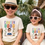 Cousin Crew Kid Matching Shirts Cartoon Version - Personalized Shirt - Image 2
