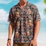 Custom Face Funny Photo For Family, Friends, Pet Lovers - Custom Photo Hawaiian Shirt - Image 3