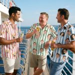 Custom Funny Face Retro Striped Pattern Trendy Summer For Family Matching - Personalized Photo Hawaiian Shirt