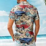 Custom Vintage Cars Muscle Cars For Men, Husband - Custom Photo Hawaiian Shirt - Image 5