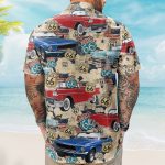 Custom Vintage Cars Muscle Cars For Men, Husband - Custom Photo Hawaiian Shirt - Image 2