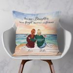 Daughter Never Forget That I Love You Forever - Personalized Pillow (Insert Included) - Image 2