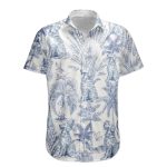 Dog Lovers Toile De Jouy Style Custom Dog Breeds - Personalized Hawaiian Shirt - Image 5