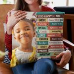 God Says You Are For Daughter, Son - Personalized Photo Pillow (Insert Included) - Image 6
