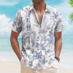 Golf Lover Toile De Jouy Vintage French Style - Personalized Hawaiian Shirt