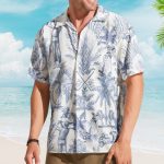 Golf Lover Toile De Jouy Vintage French Style - Personalized Hawaiian Shirt - Image 3