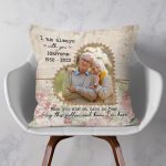 Hug This Pillow And Know I'm Here - Personalized Photo Memory Pillow (Insert Included) - Image 2