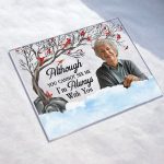 I Am Always With You - Red Berries Tree - Personalized Acrylic Photo Plaque - Image 7