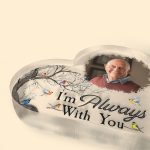 I'm Always With You Memorial Gift - Personalized Acrylic Photo Plaque - Image 5