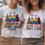 Lgbt I Don't Do Matching Christmas Outfits - Personalized Matching Couple Shirt - Image 2