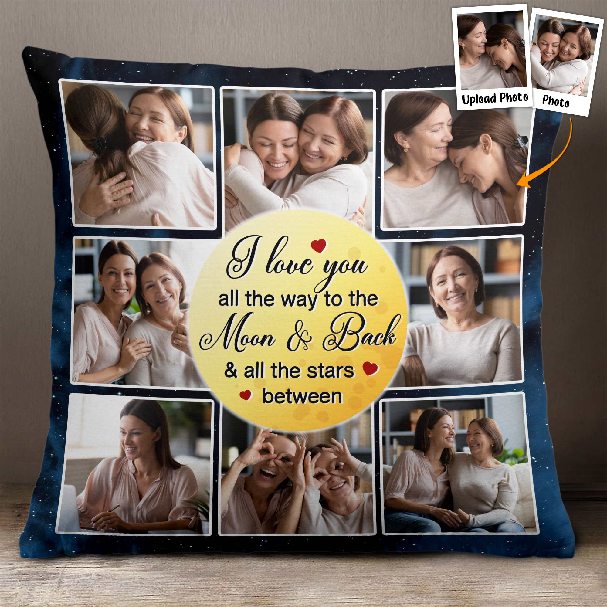 Love-You-All-The-Way-Personalized-Photo-Pillow_1.jpg Love You All The Way - Personalized Photo Pillow - Image 1
