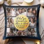 Love You All The Way - Personalized Photo Pillow - Image 2