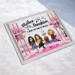 Mom And Daughters A Bond That Can't Be Broken - Personalized Acrylic Plaque - Image 3