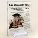 Newspaper Graduation Celebration - Personalized Acrylic Photo Plaque - Image 5