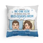 No One I'd Rather Snoring Loud Beside Me  - Personalized Pillow (Insert Included) - Image 4