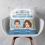 No One I'd Rather Snoring Loud Beside Me  - Personalized Pillow (Insert Included) - Image 5