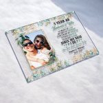 One Year Down Forever To Go - Personalized Acrylic Photo Plaque - 1st Anniversary Gift For Couple, Husband, Wife - Image 3