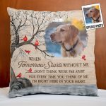 Pet Loss Don't Cry For Me - Personalized Photo Pillow (Insert Included) - Image 6