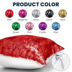 The Best Mommy Belongs To Me First Mom New Mom Gift - Custom Photo Sequin Pillow - Image 4