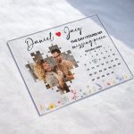 The Day I Found My Missing Piece Custom Calendar - Personalized Acrylic Photo Plaque - Image 6