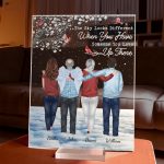 The Sky Looks Different When Someone You Love Is Up There Ver 2 - Personalized Acrylic Plaque - Image 3