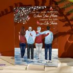 The Sky Looks Different When Someone You Love Is Up There Ver 2 - Personalized Acrylic Plaque - Image 4