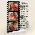 When I Say I Love You More - Personalized Acrylic Photo Plaque - Anniversary Gifts For Her, Him - Image 5