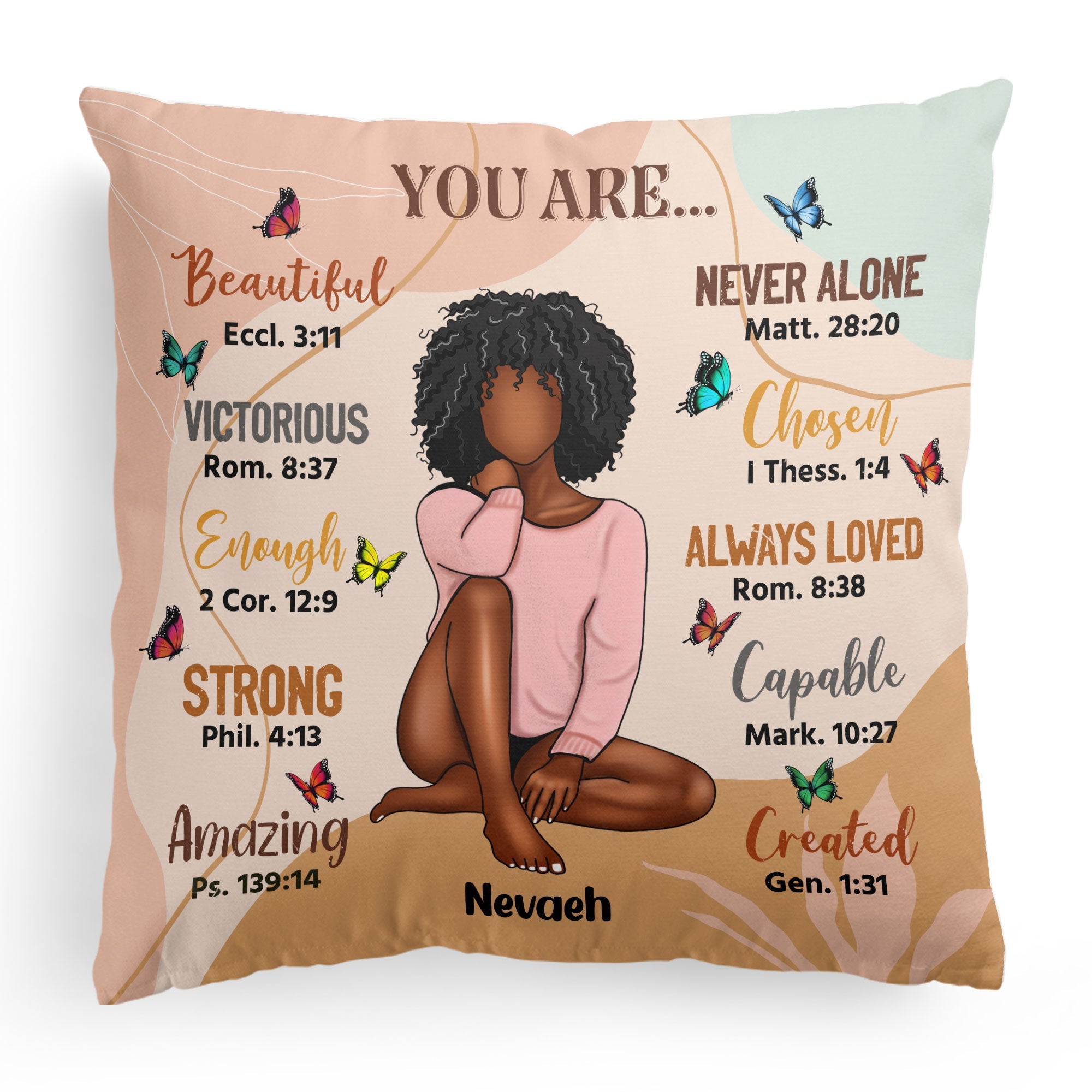 You-Are-Beautiful-Victorious-Personalized-Pillow-Birthday-Loving-Daily-Affirmations-Gift-For-Black-Woman-Black-Queen-Black-Girl1_3.jpg You Are Beautiful Victorious - Personalized Pillow (Insert Included) - Image 1