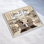 You & Me We Got This Anniversary Gift - Personalized Acrylic Plaque - Image 2